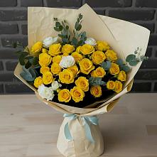 Букет цветов из:  Розы в Кривянской