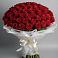 Букет 101 Красная роза Блэк Мэджик в Кривянской