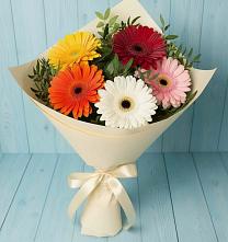 Букет цветов из:  Герберы в Кривянской