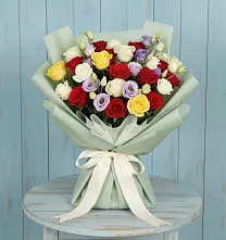 Букет цветов из:  Розы #REPLACE_PRED# Кривянской