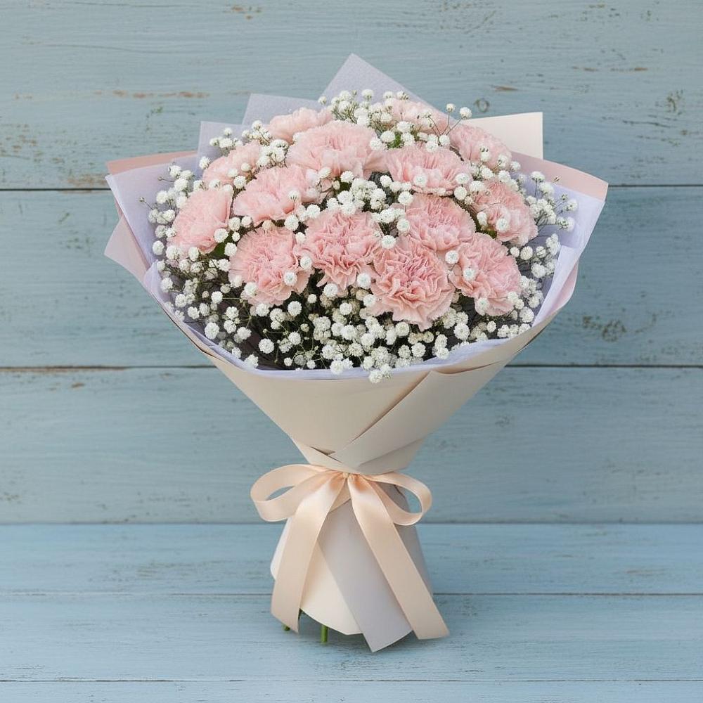 Букет цветов из: Гвоздики в Кривянской