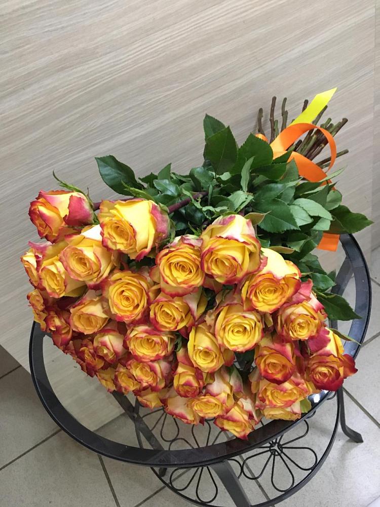 Букет Желтые розы в Кривянской