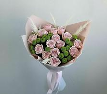 Букет цветов из:  Розы и Хризантемы в Кривянской