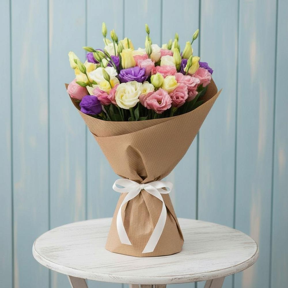 Букет цветов из: Лизиантусы в Кривянской