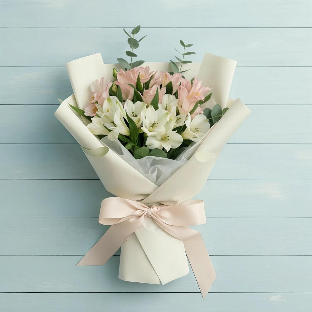 Букет цветов из: Альстромерии в Кривянской