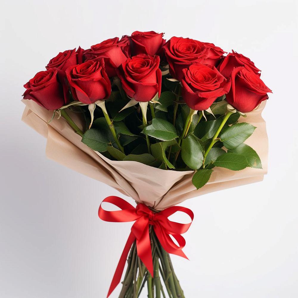 Букет 11 Красных роз Эдлесс Лав в Кривянской